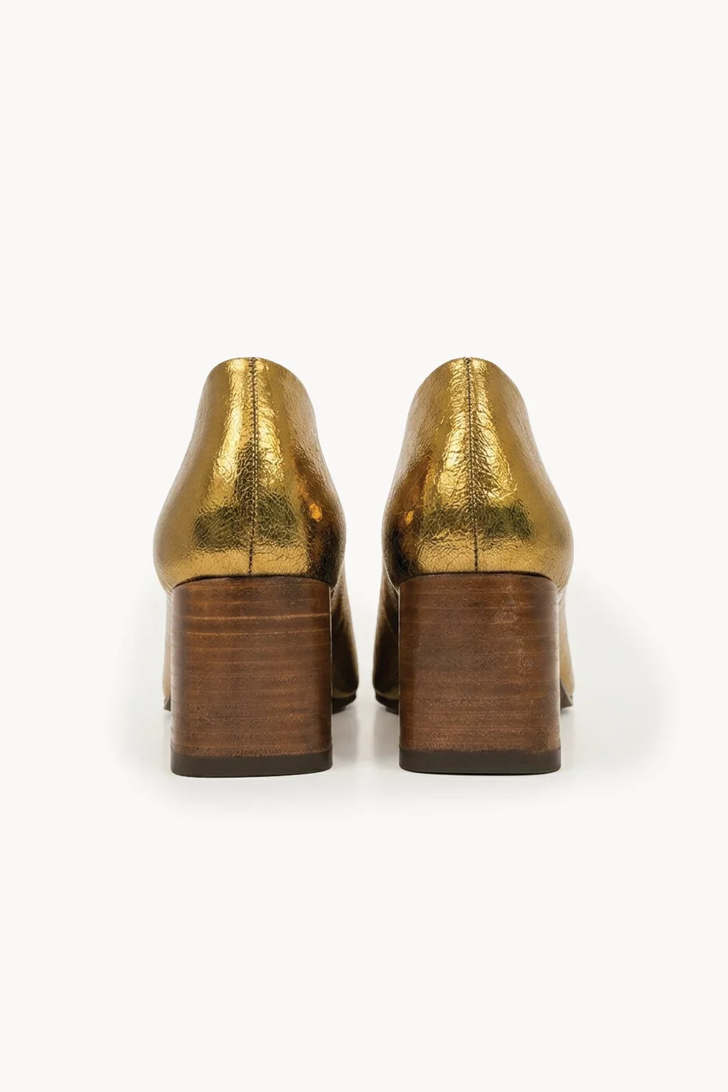 Aurelia Oro Block Heel, Antique Gold — 05 back