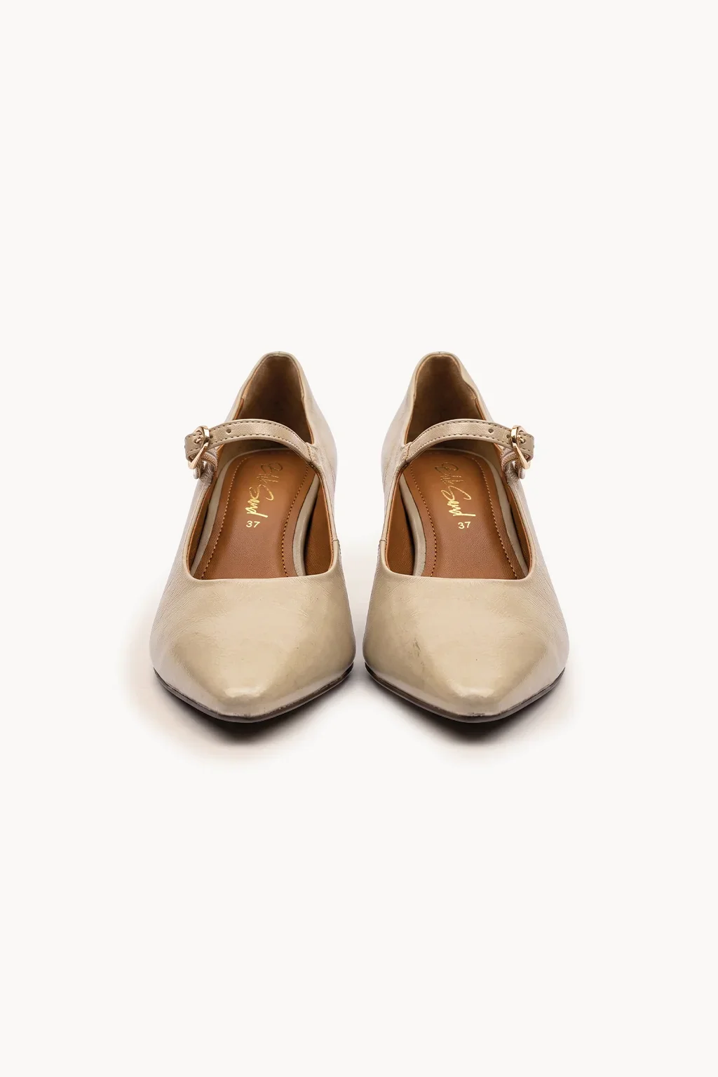 Luz de Ibiza Mary Jane, Beige — 01 pair