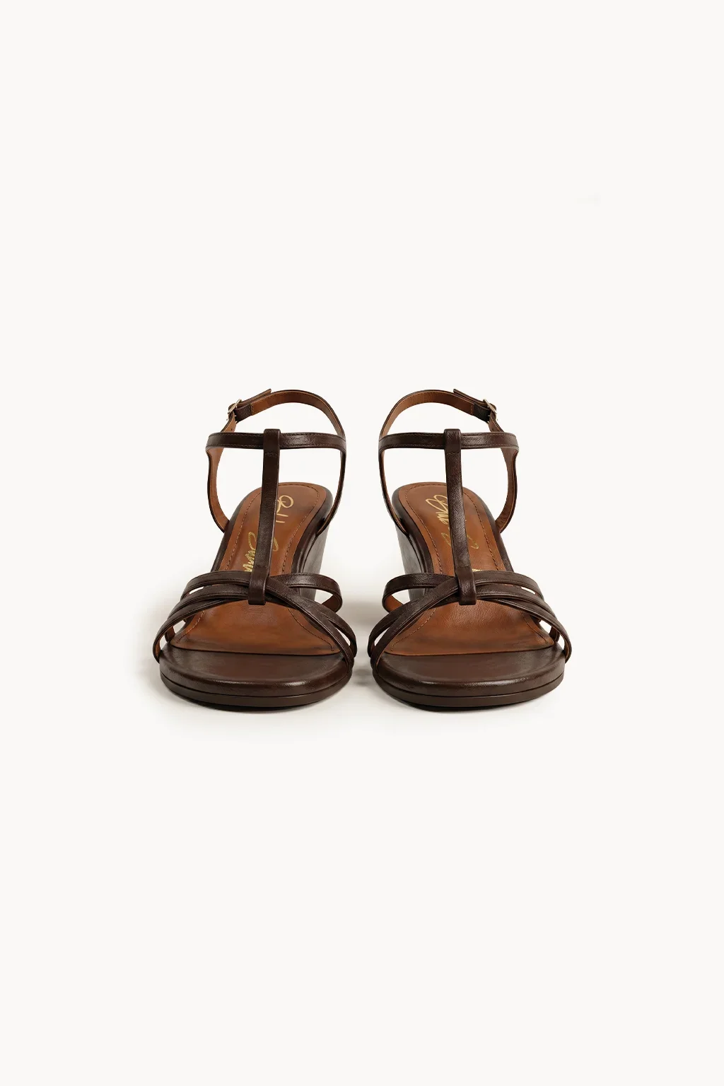 Luna Dorada Wedge, Brown — 01 pair