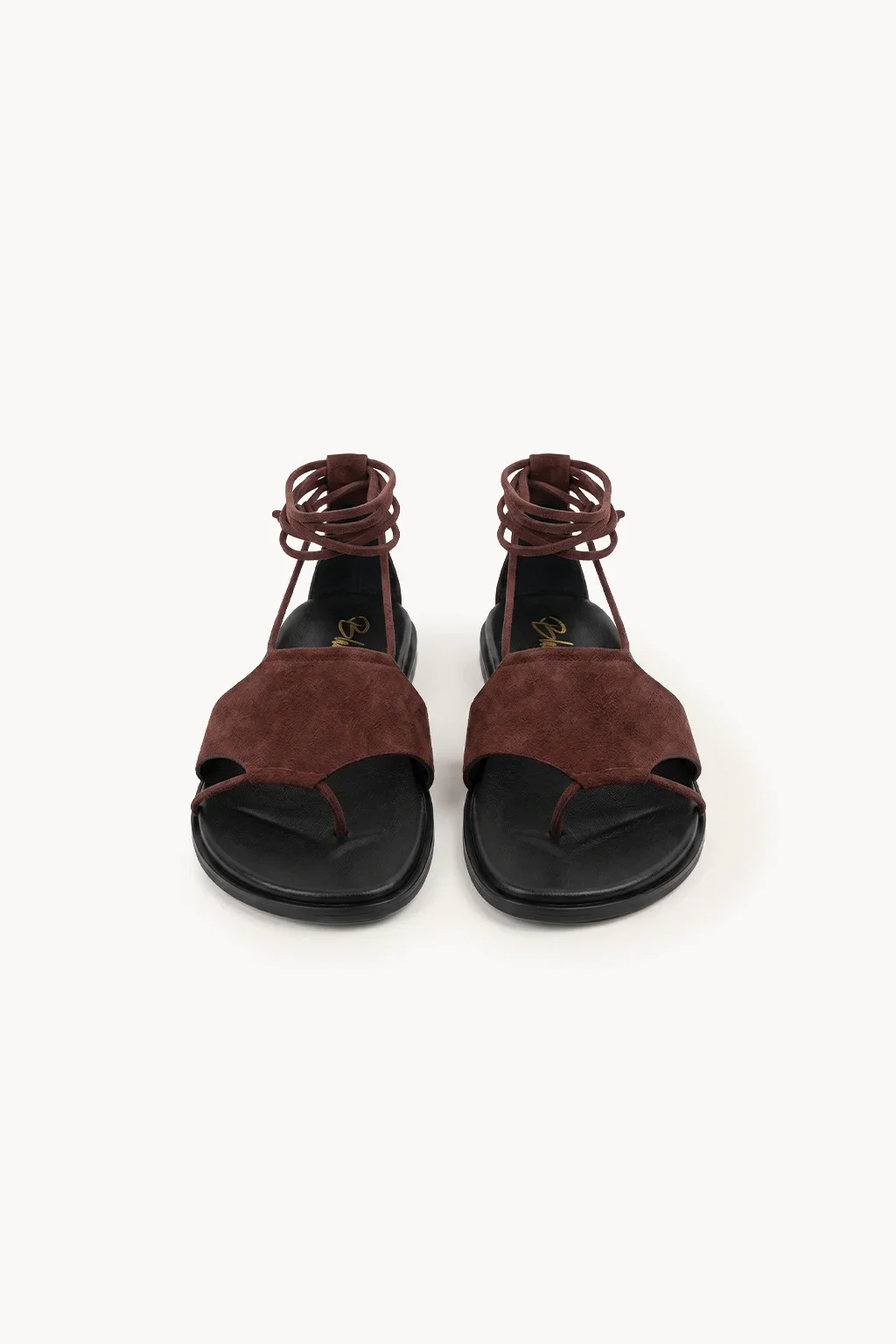Torino Eleganza Wrap Sandal, Maroon — 01 pair