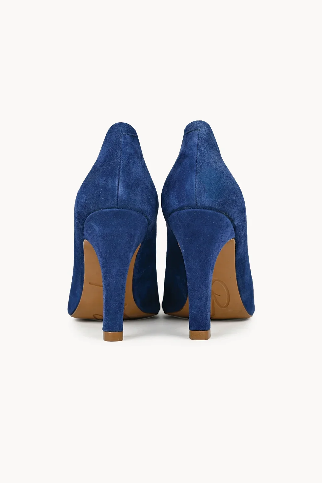 Verona Blu Suede Heel, Blue — 05 back