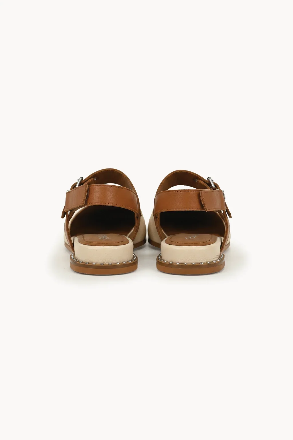 Menorca Artesana Slingback, White & Tan — 05 back