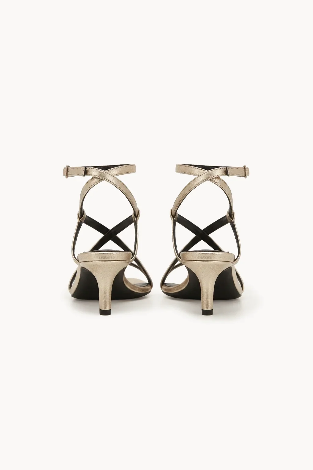 Valeria Nudo Sandal, Pale Gold — 05 back