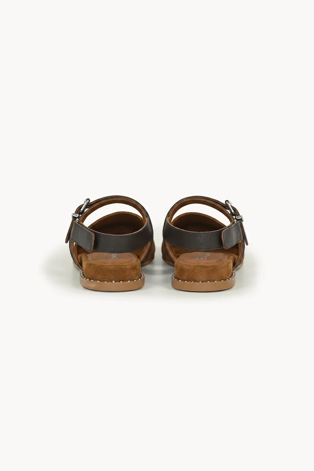 Menorca Artesana Slingback, Brown & Black — 05 back