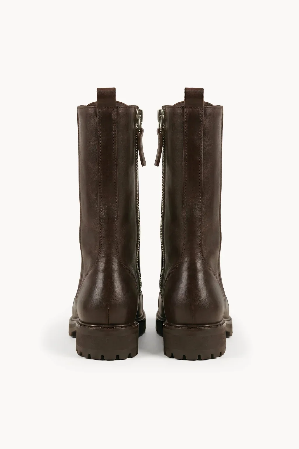 Roma Nero Combat Boot, Brown — 05 back
