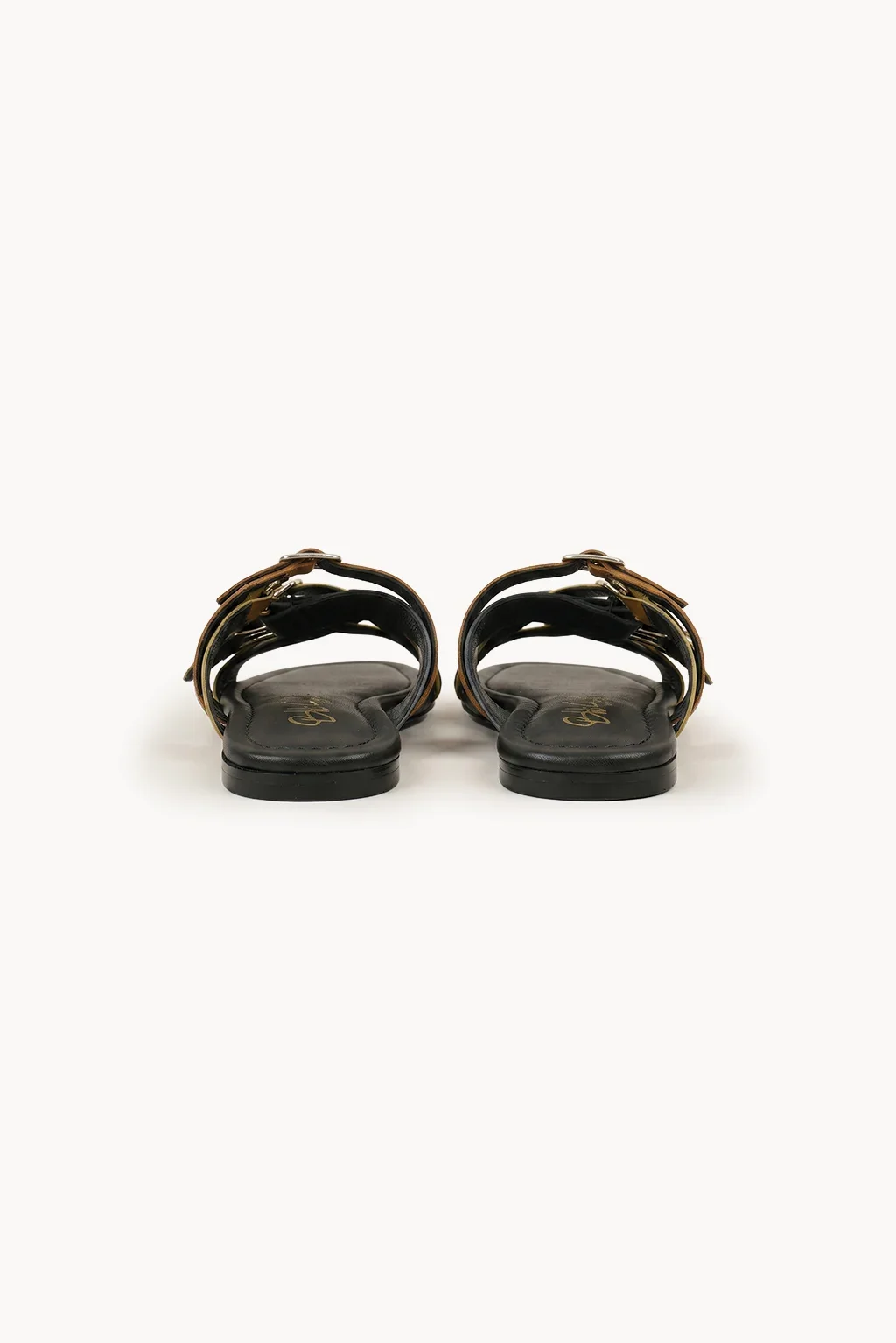 Velluto Riviera Slide, Yellow & Black — 05 back