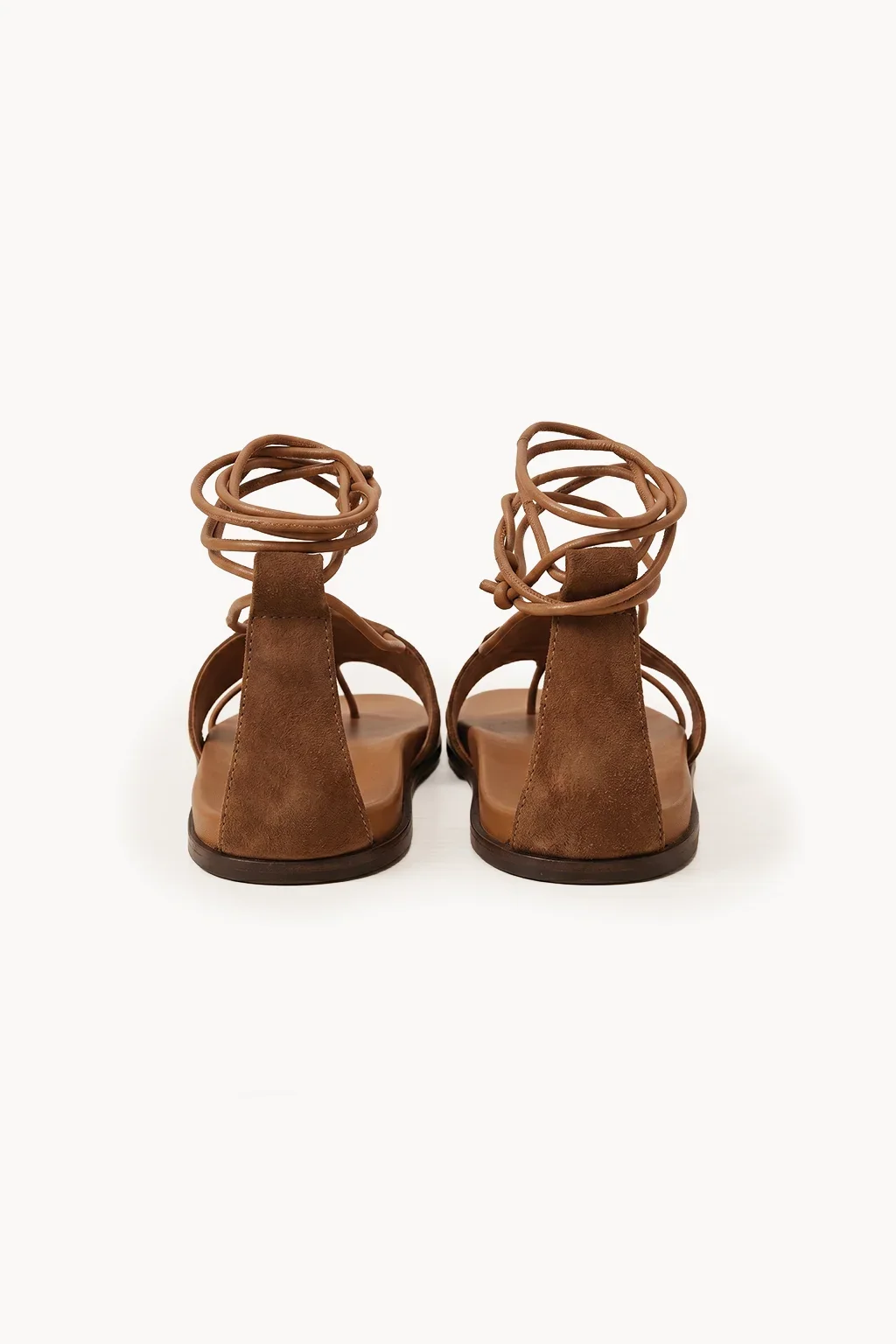 Torino Eleganza Wrap Sandal, Tan — 05 back