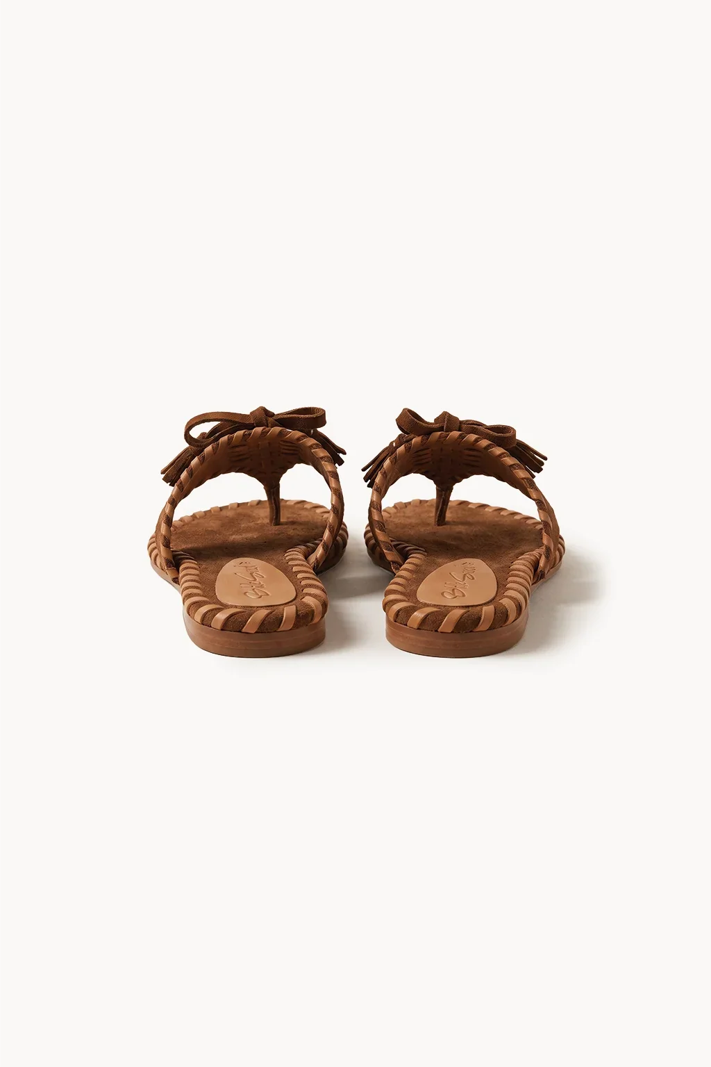 Marbella Trenzado Sandal, Brown & Tan — 05 back