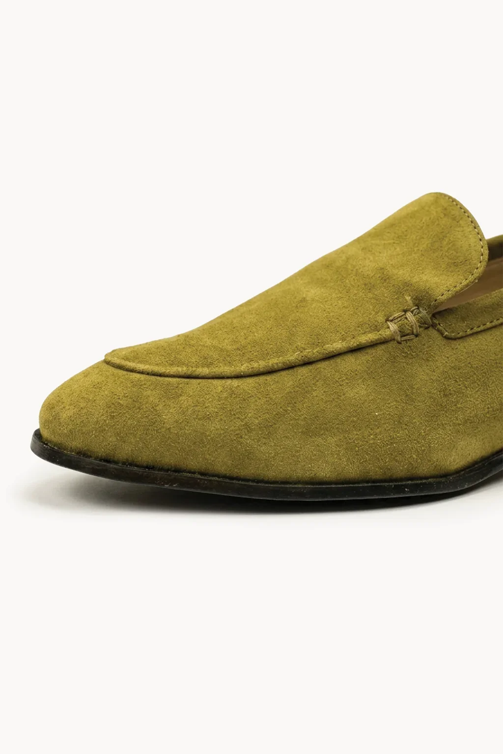 Smeraldo Eleganza Loafer, Olive — 02 close-up