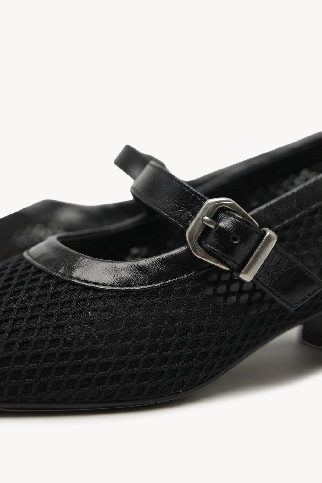 Bellissima Mary Jane Heel, Black — 02 close-up