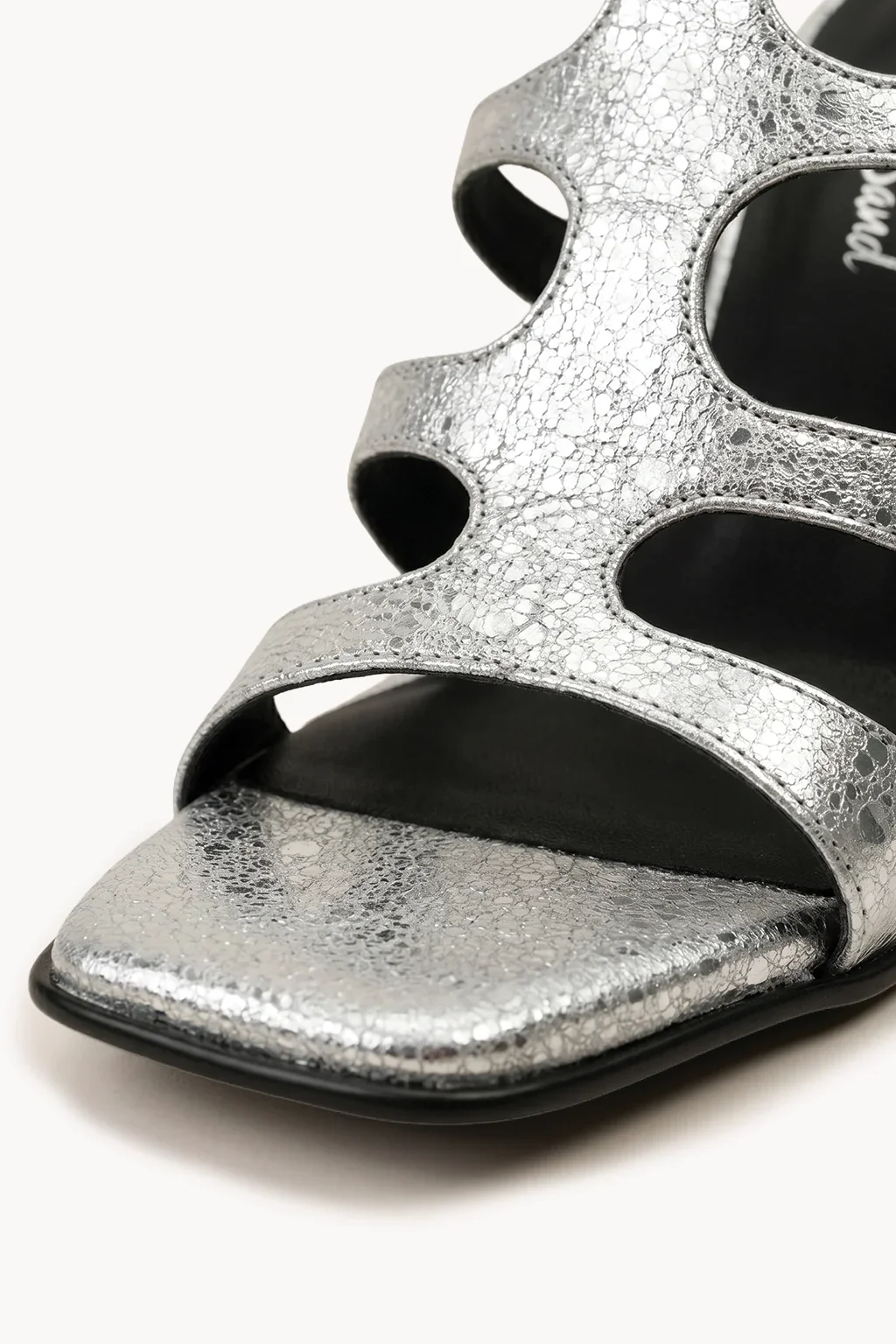 Venezia Eleganza Heel, Silver — 02 close-up