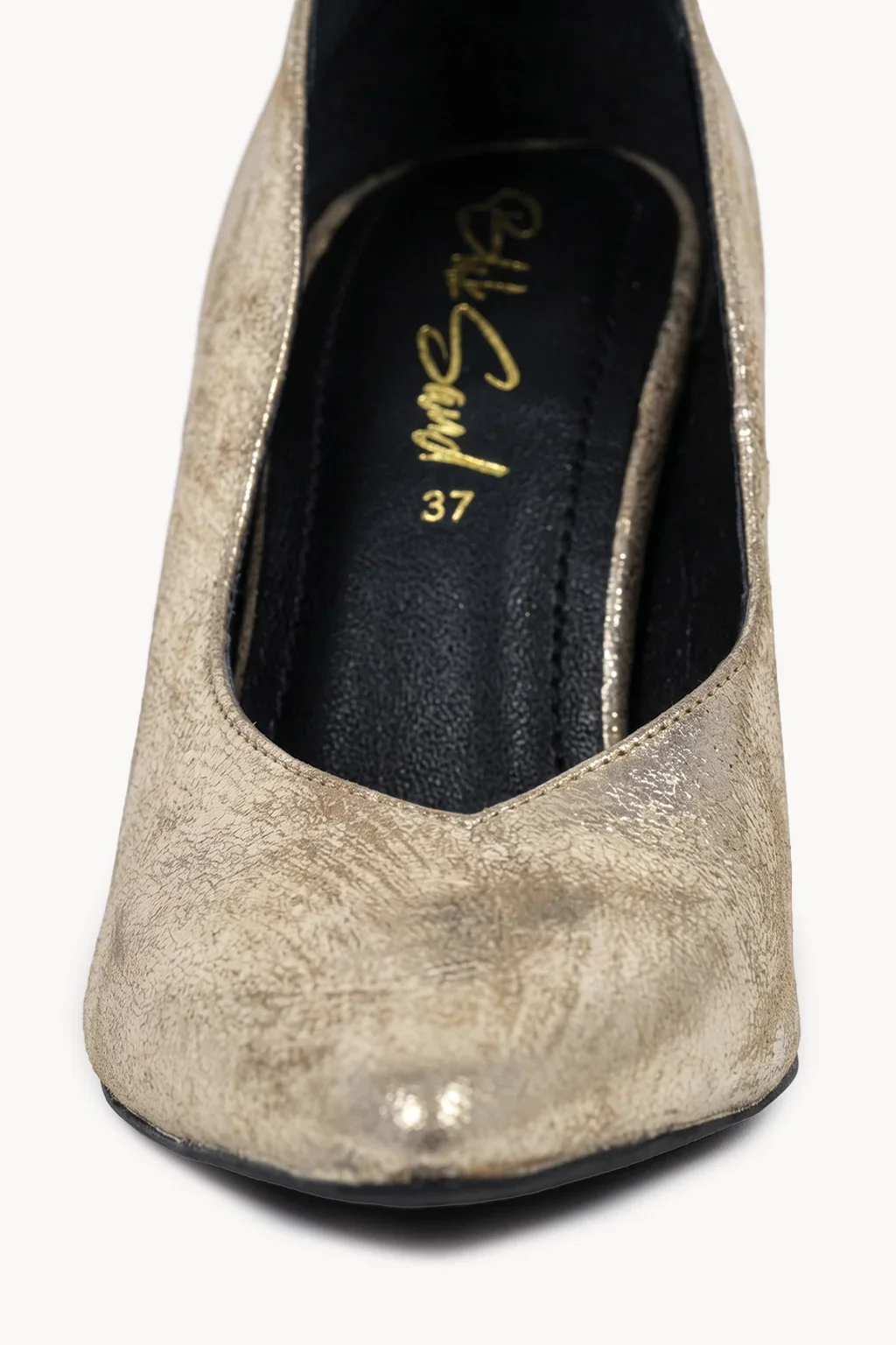 Sevilla Salon Pump, Platinum Gold — 02 close-up