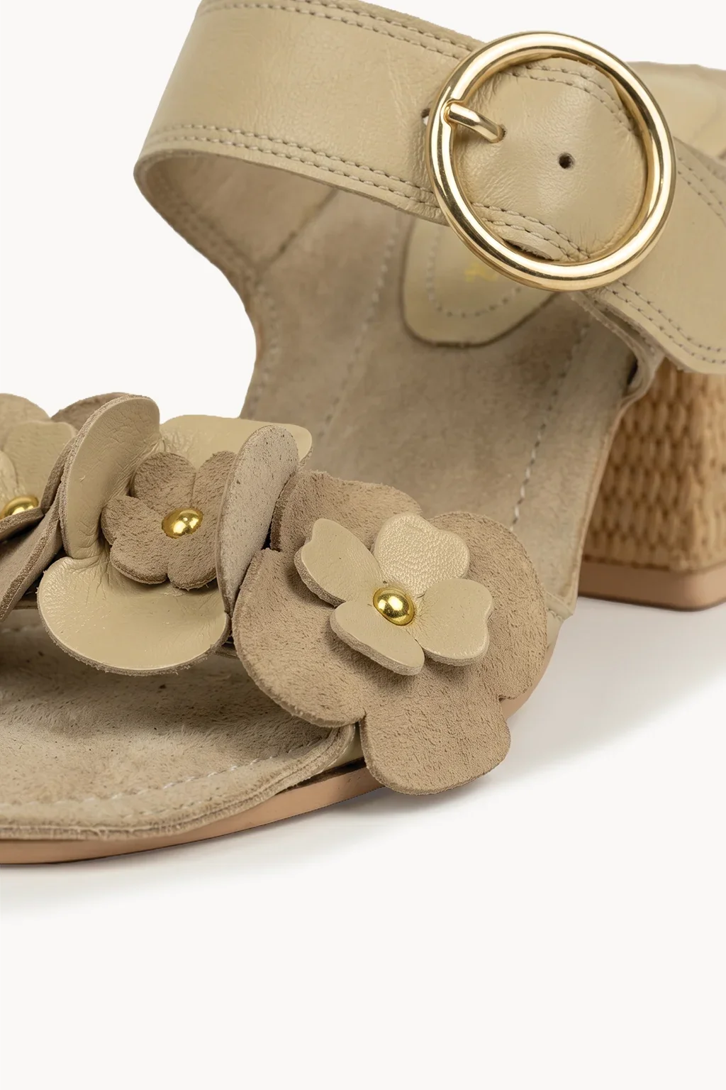 Florencia Block Heel, Beige — 02 close-up