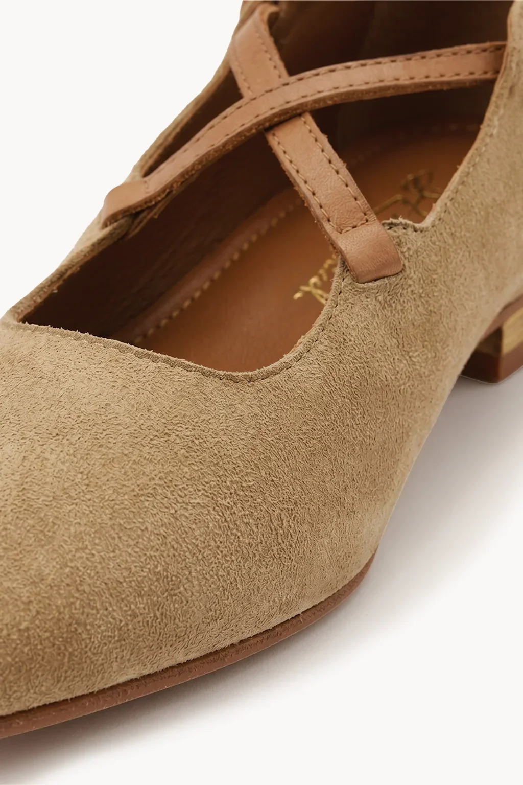 Vero Pelle Mary Jane, Beige — 02 close-up