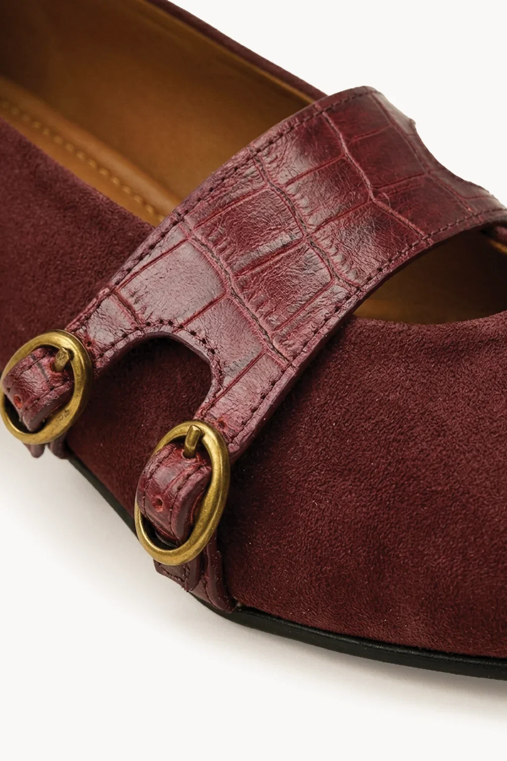 Siena Strap Mary Jane, Maroon — 02 close-up