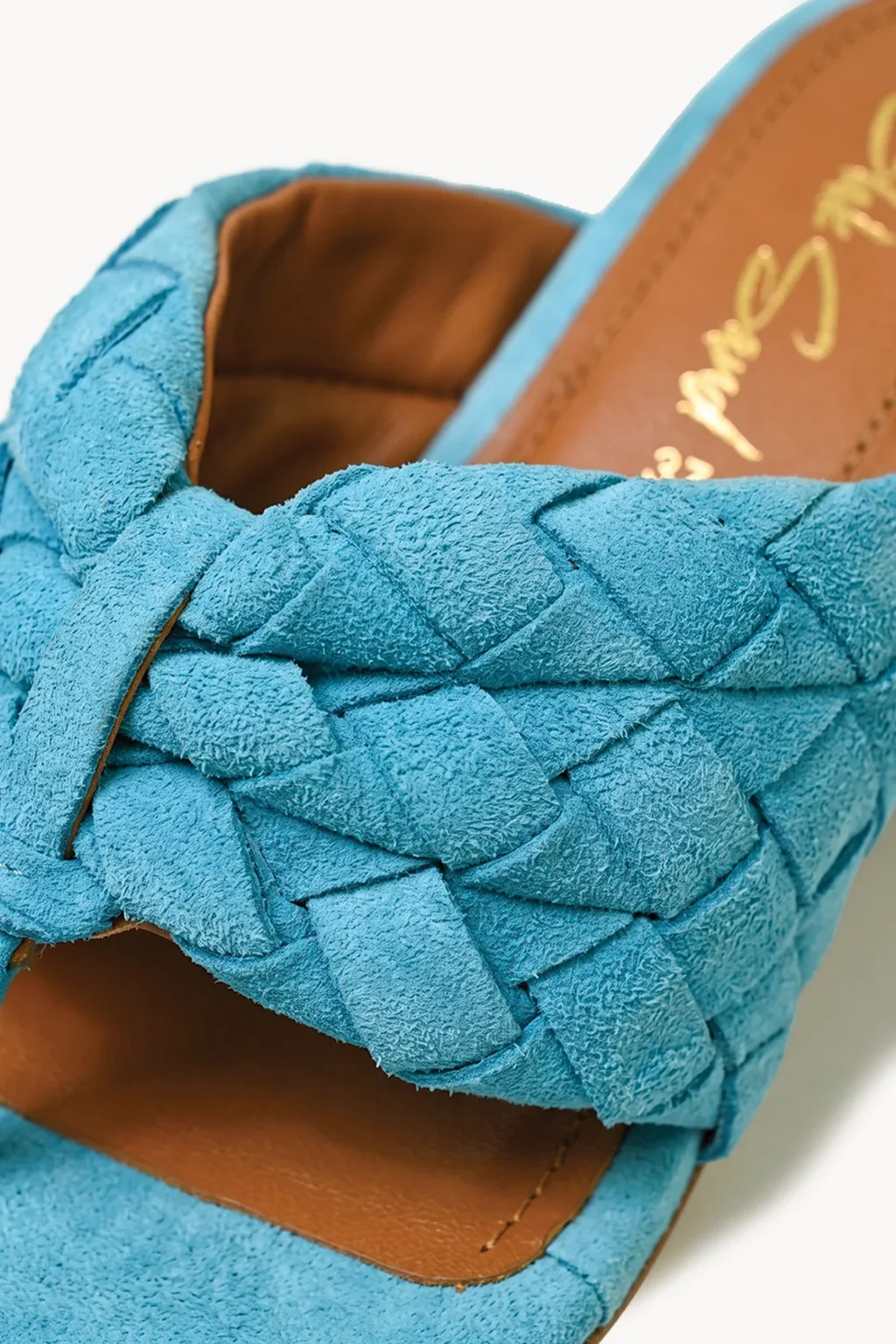 Senora Atelier Sandal, Turquoise — 02 close-up