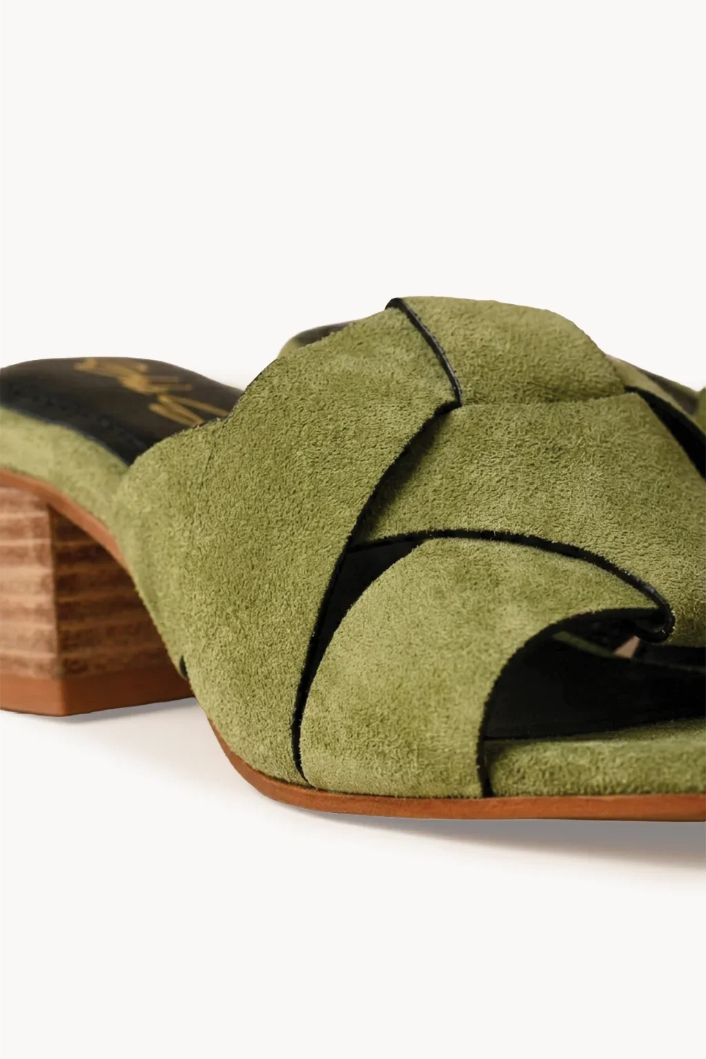 Killarney Cascade Heel, Olive — 02 close-up