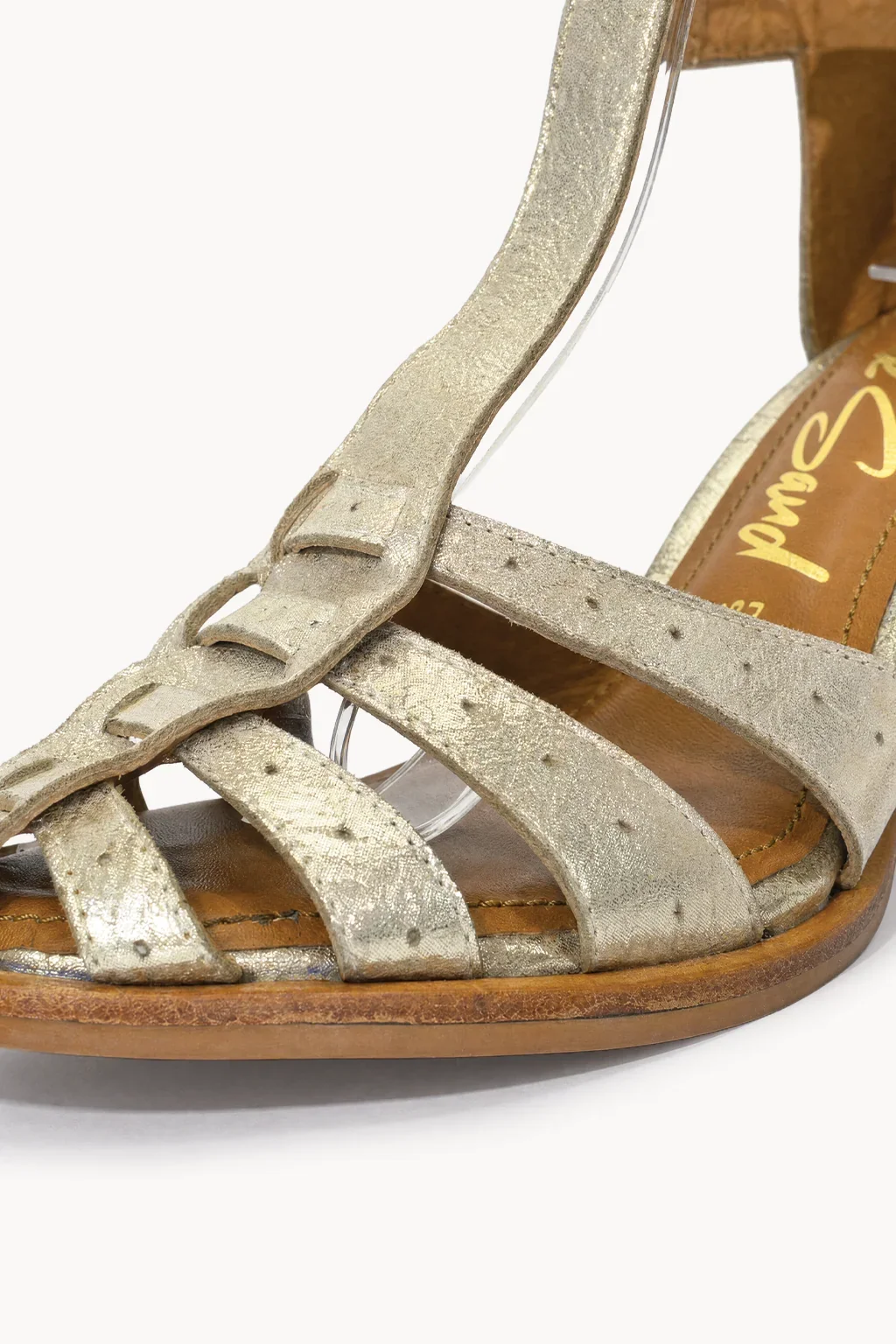 Bella Milano Sandal, Silver — 02 close-up