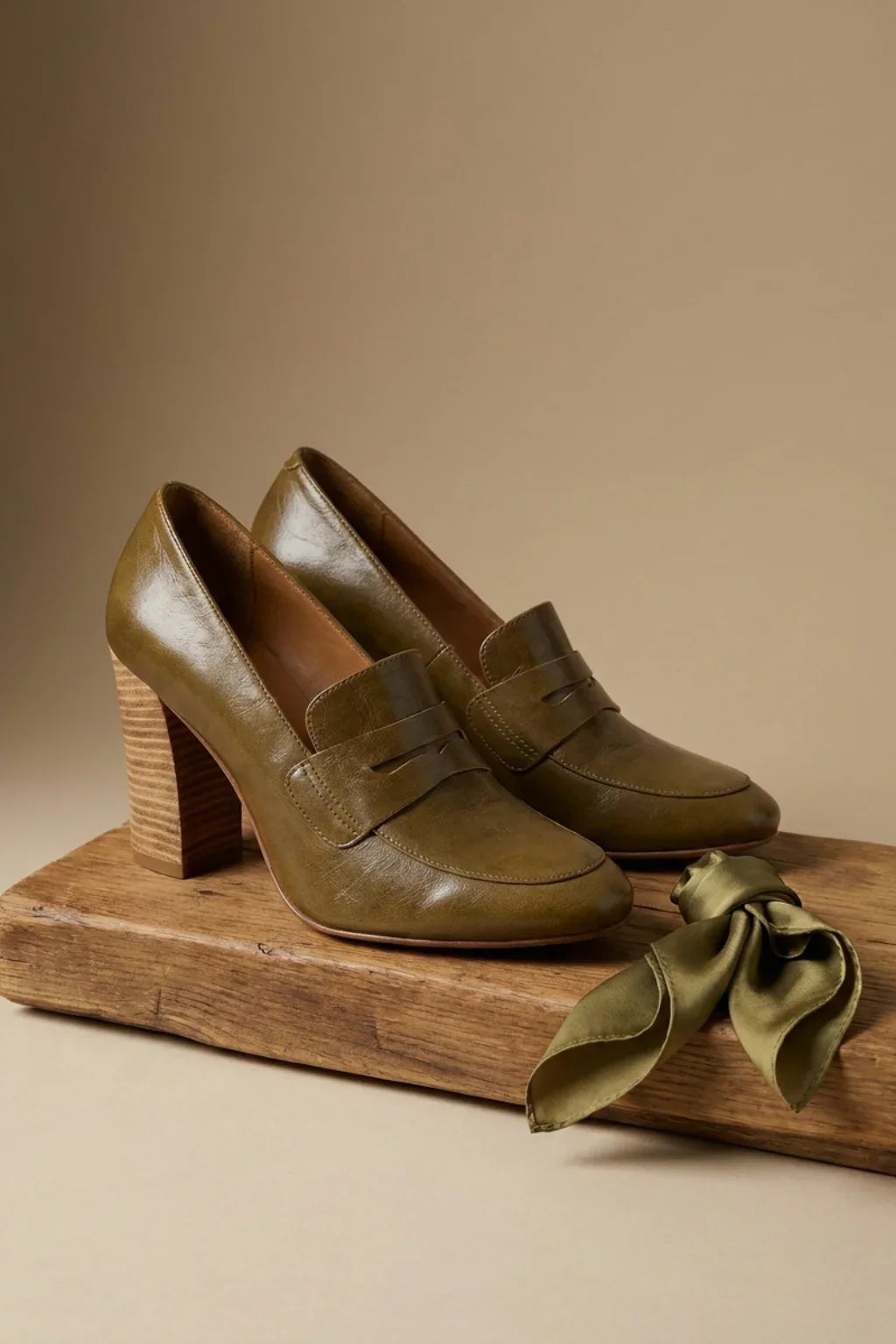 Reina de Oro Loafer, Brown — 08 styled