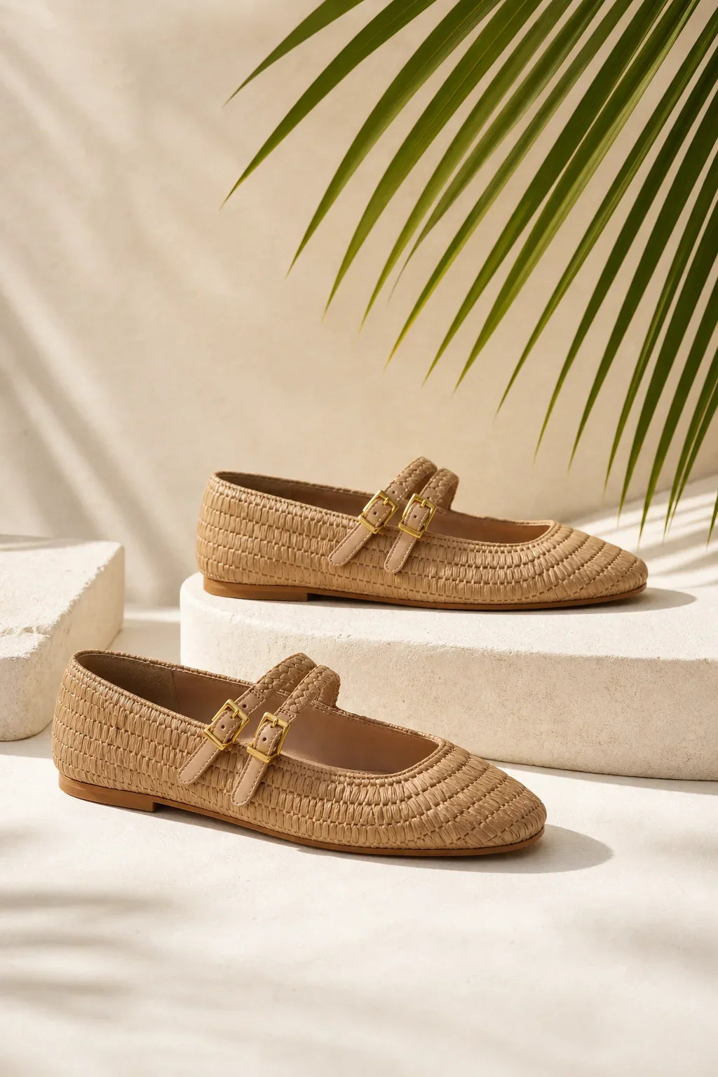 Arena Trenzada Mary Jane, Natural — 08 styled