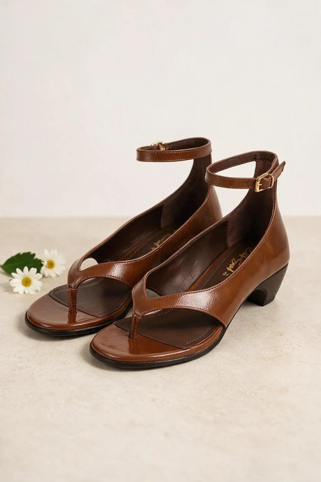 Brisa Marbella Sandal, Dark Brown — 08 styled