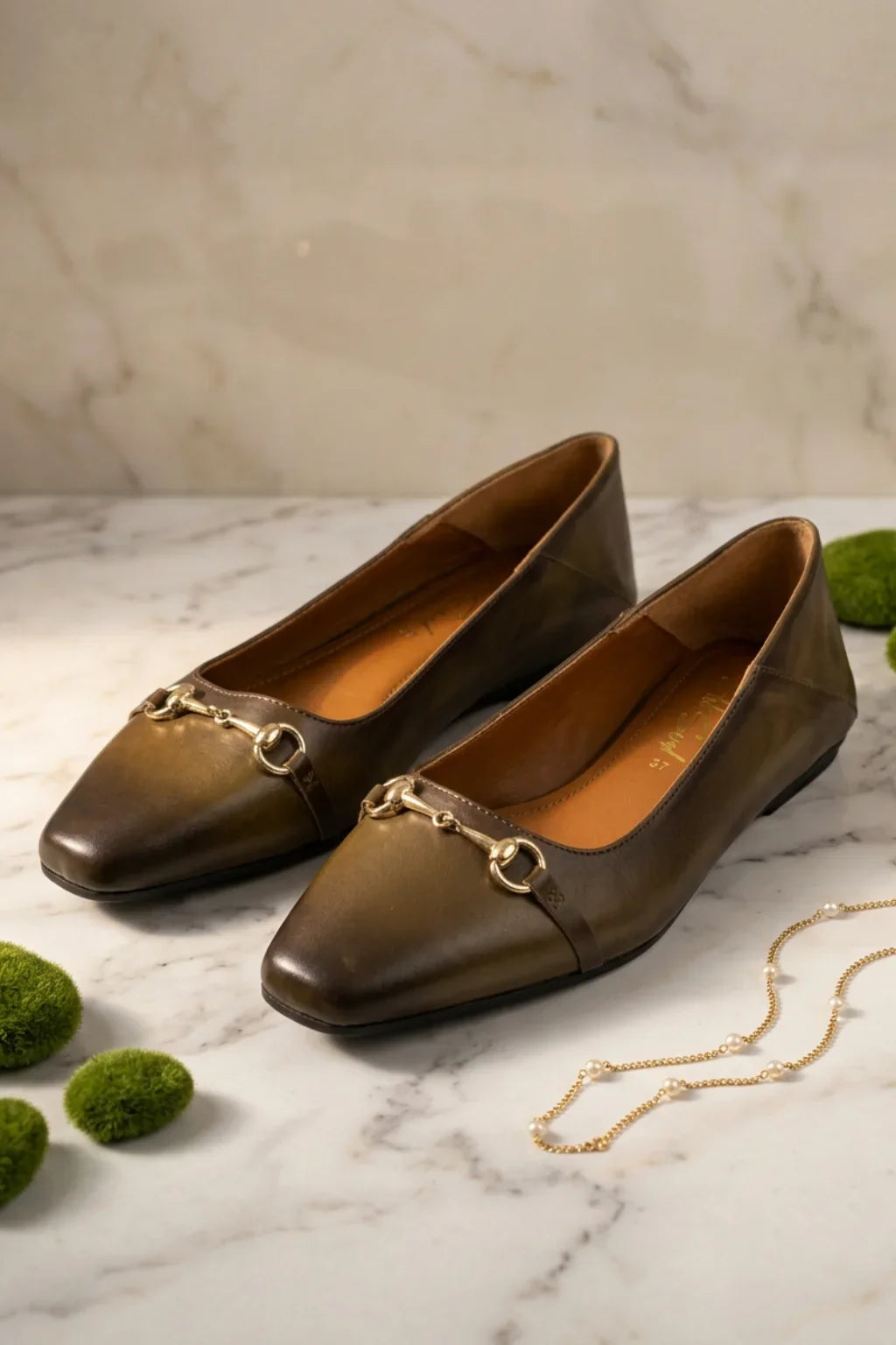 Valeria Atelier Loafer, Olive — 08 styled