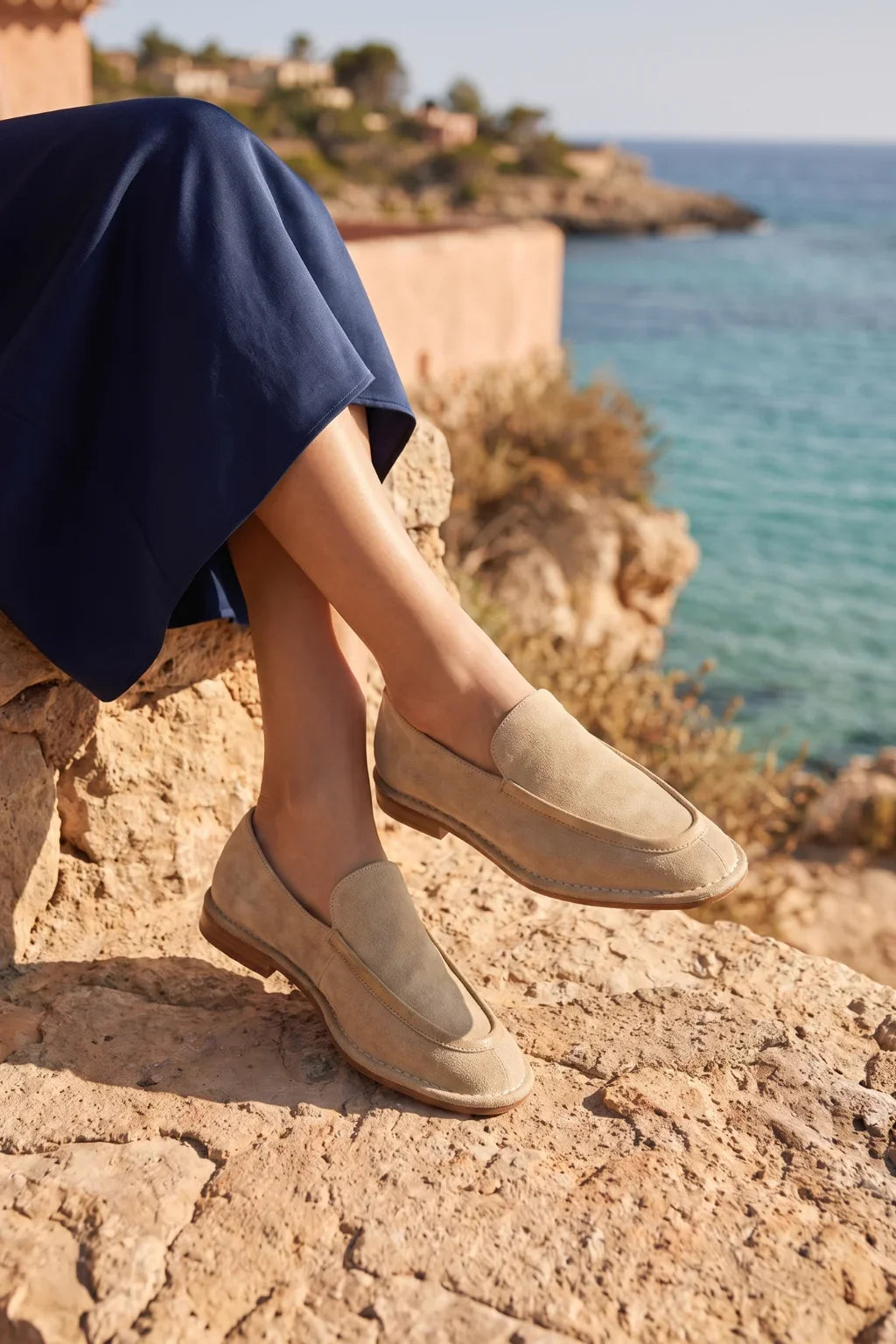 Costa Marfil Mule, Beige — 06 on the foot