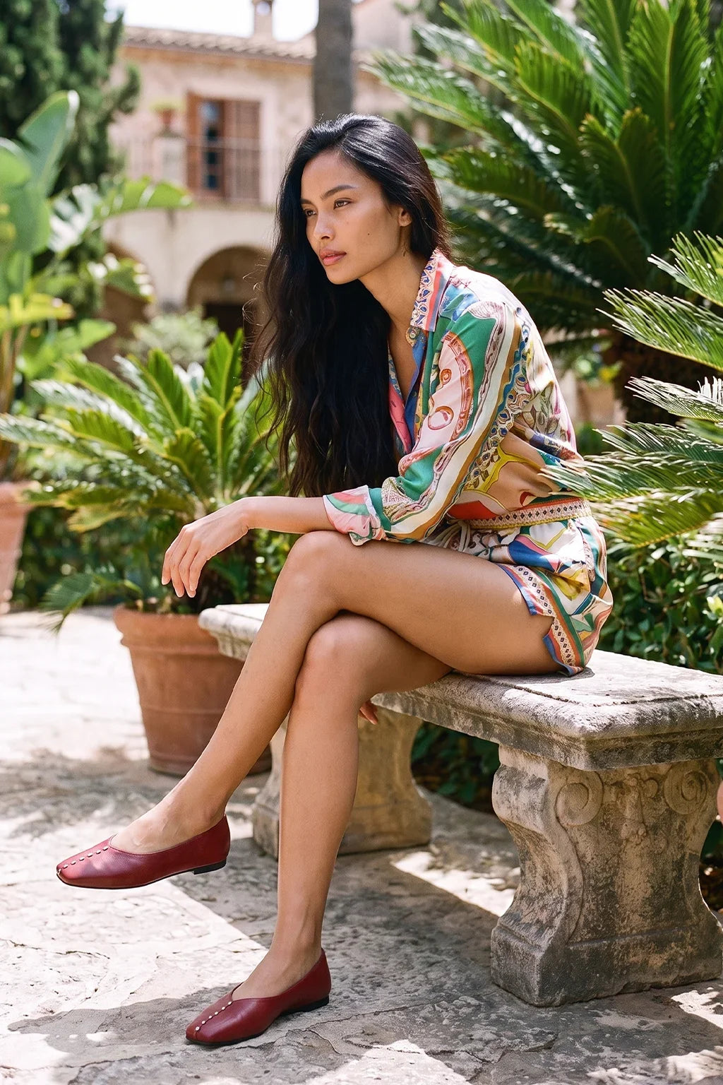 Dama de Sevilla Bellerina, Red — 07 on model