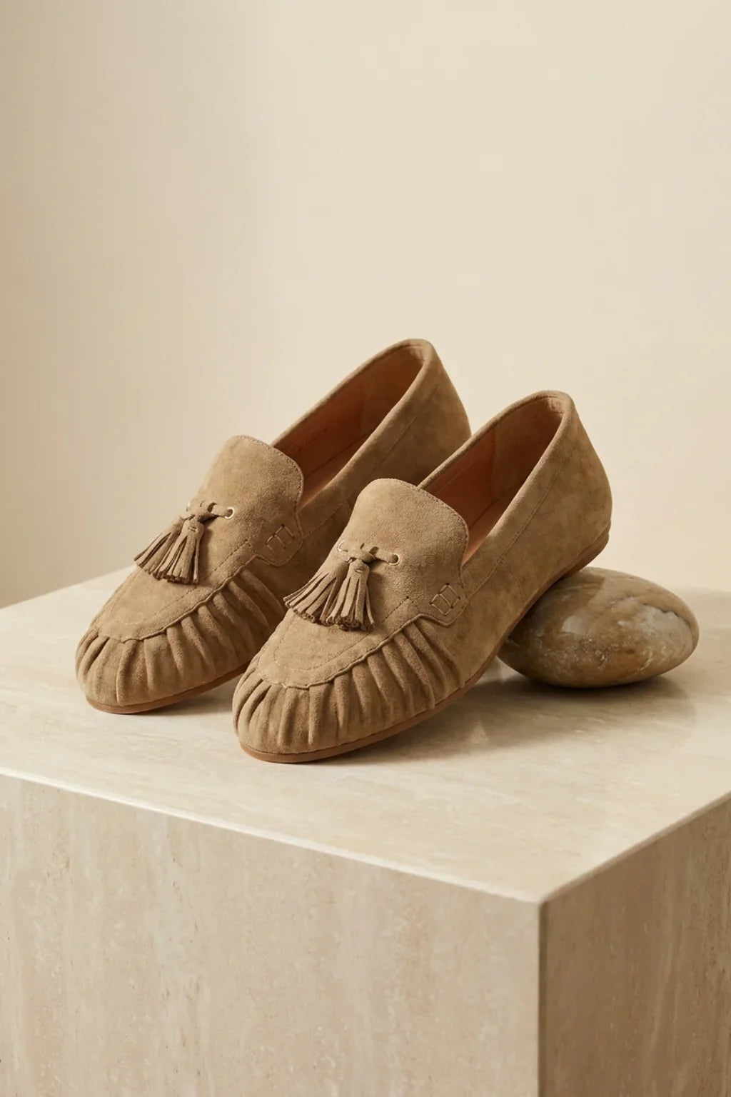 Trenza Real Mocassin, Beige — 08 styled
