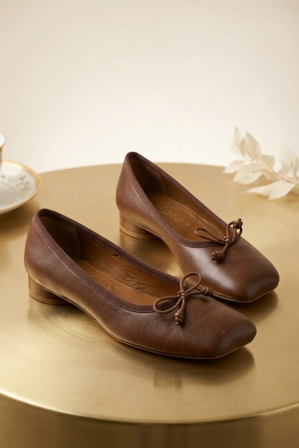 Ballerina Veloura, Brown — 08 styled