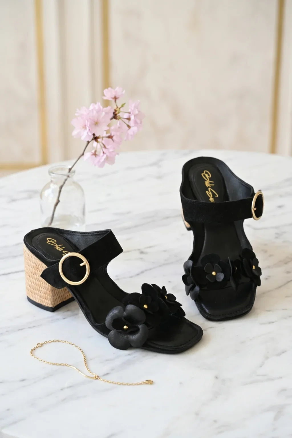 Florencia Block Heel, Black — 08 styled