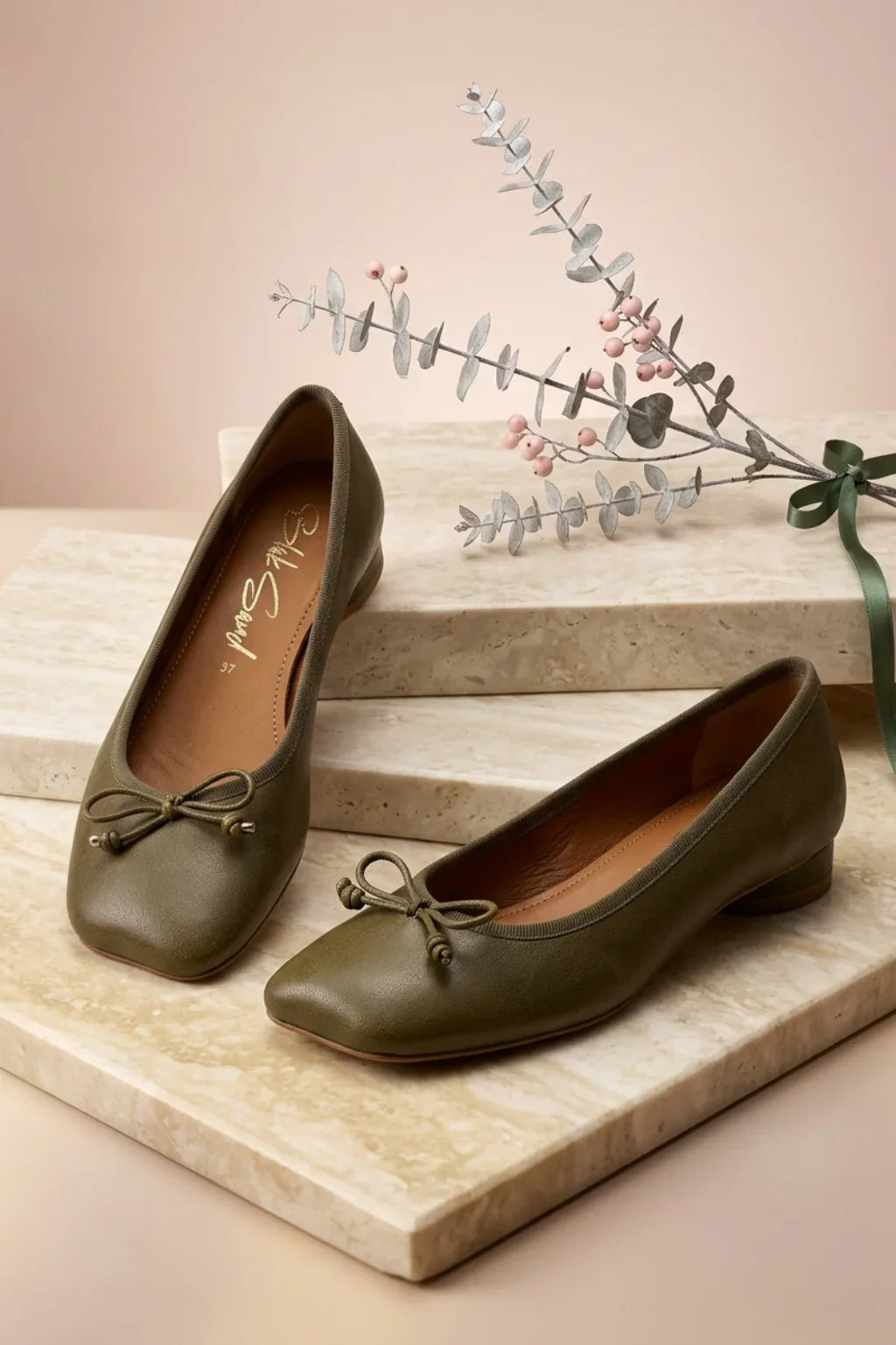 Ballerina Veloura, Olive — 08 styled