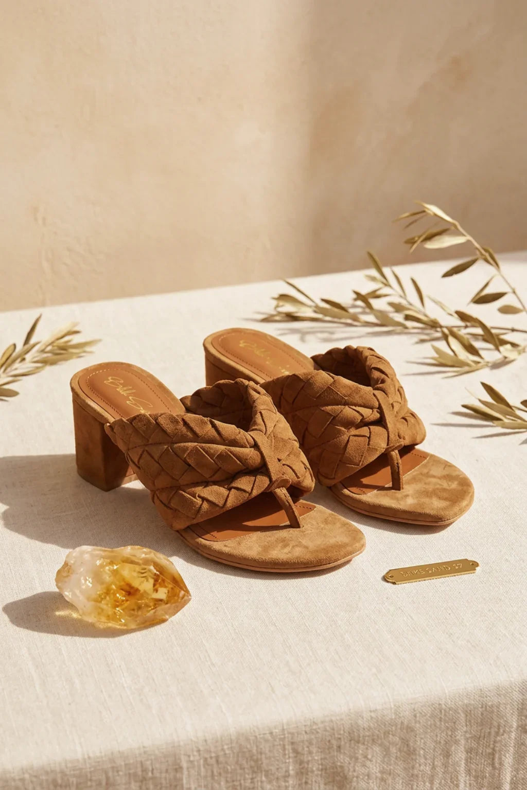 Senora Atelier Sandal, Tan — 08 styled