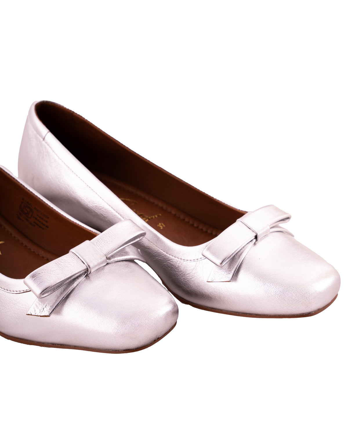 Arco Front Bow Pump Shoes, Silver — 03 detail 2