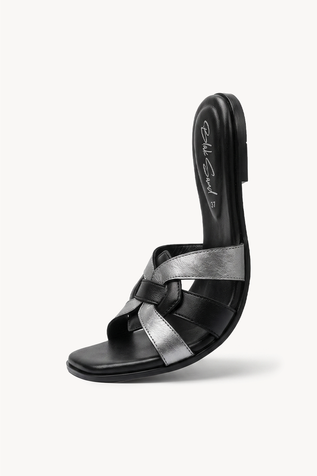 Nácar Contrast Crossover Flat, Black & Silver — 06 sole