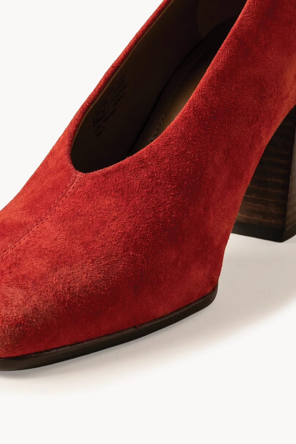 Aurelia Oro Block Heel, Red — 02 close-up