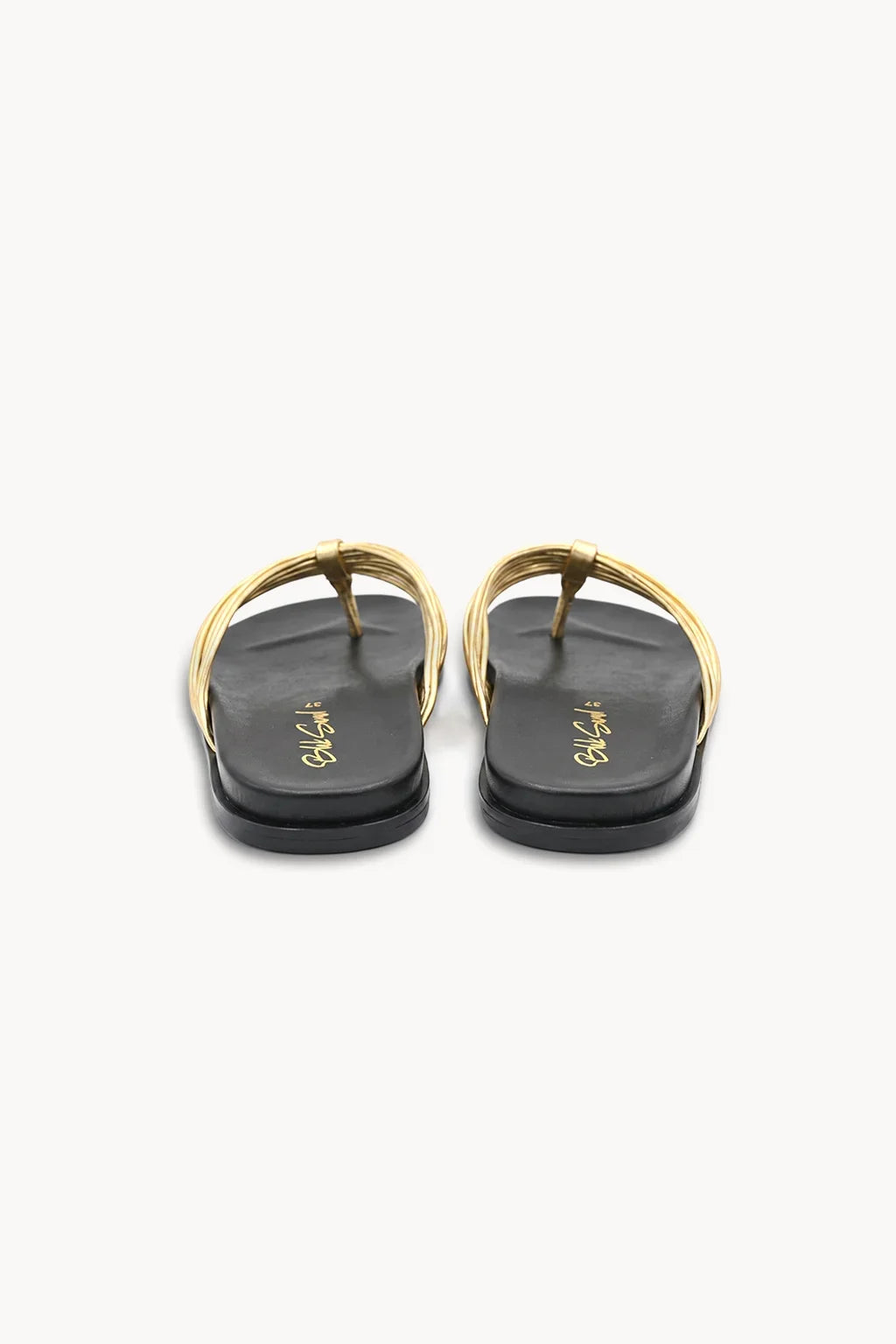 Solara Trenzada Sandal, Gold — 05 back