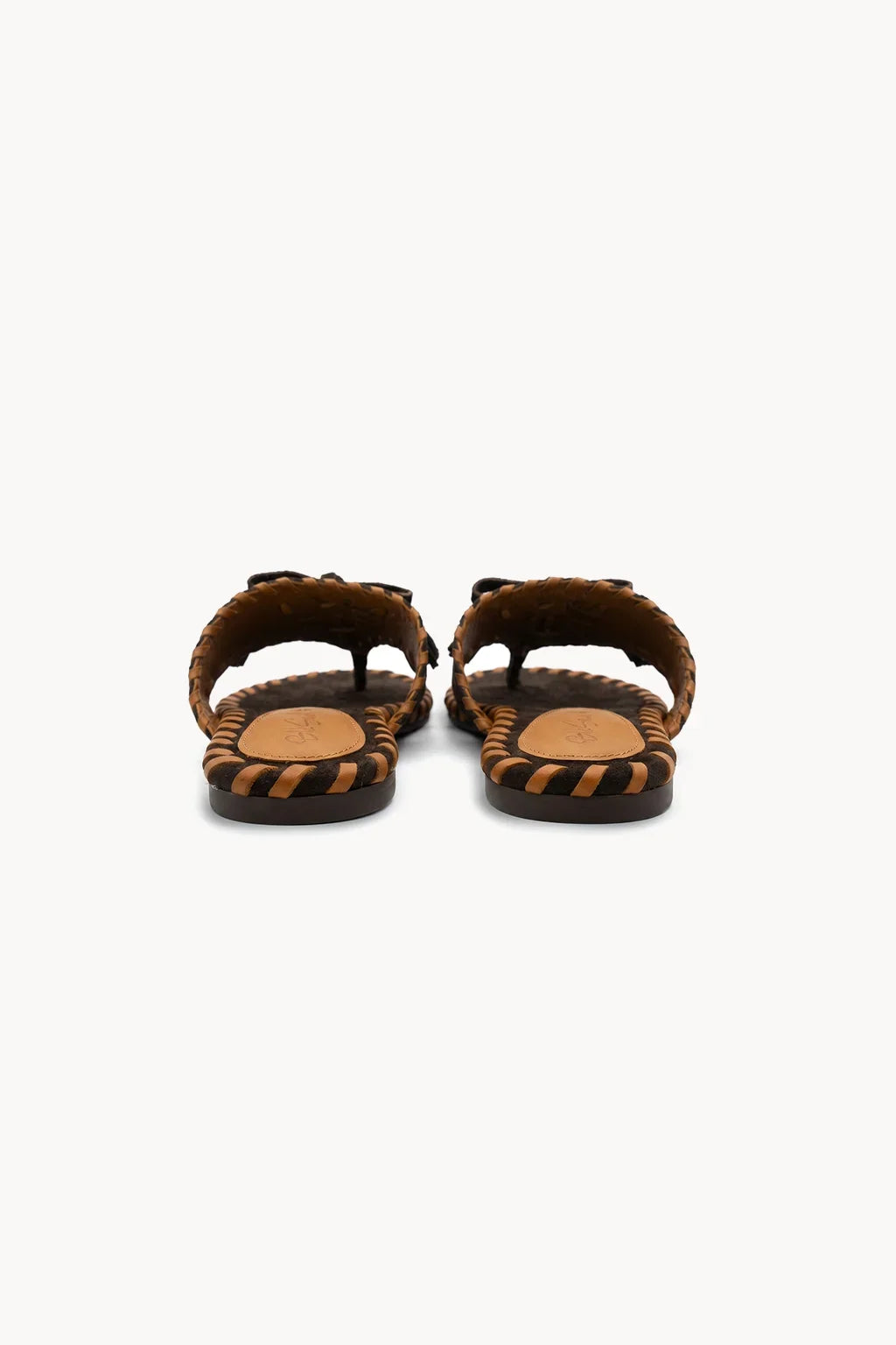 Marbella Trenzado Sandal, Brown — 05 back