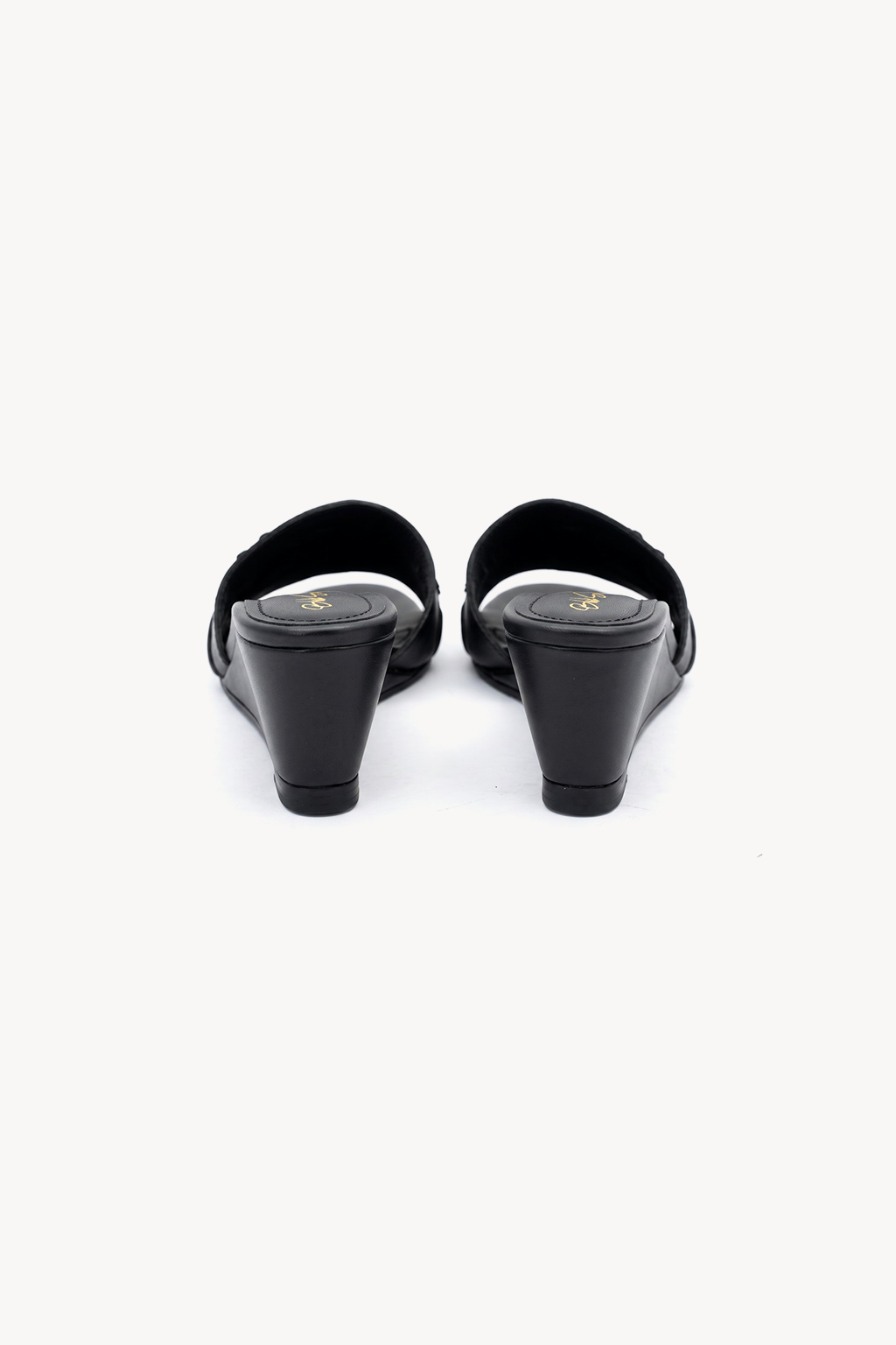 Carlota Crystal Wedge, Black — 05 back