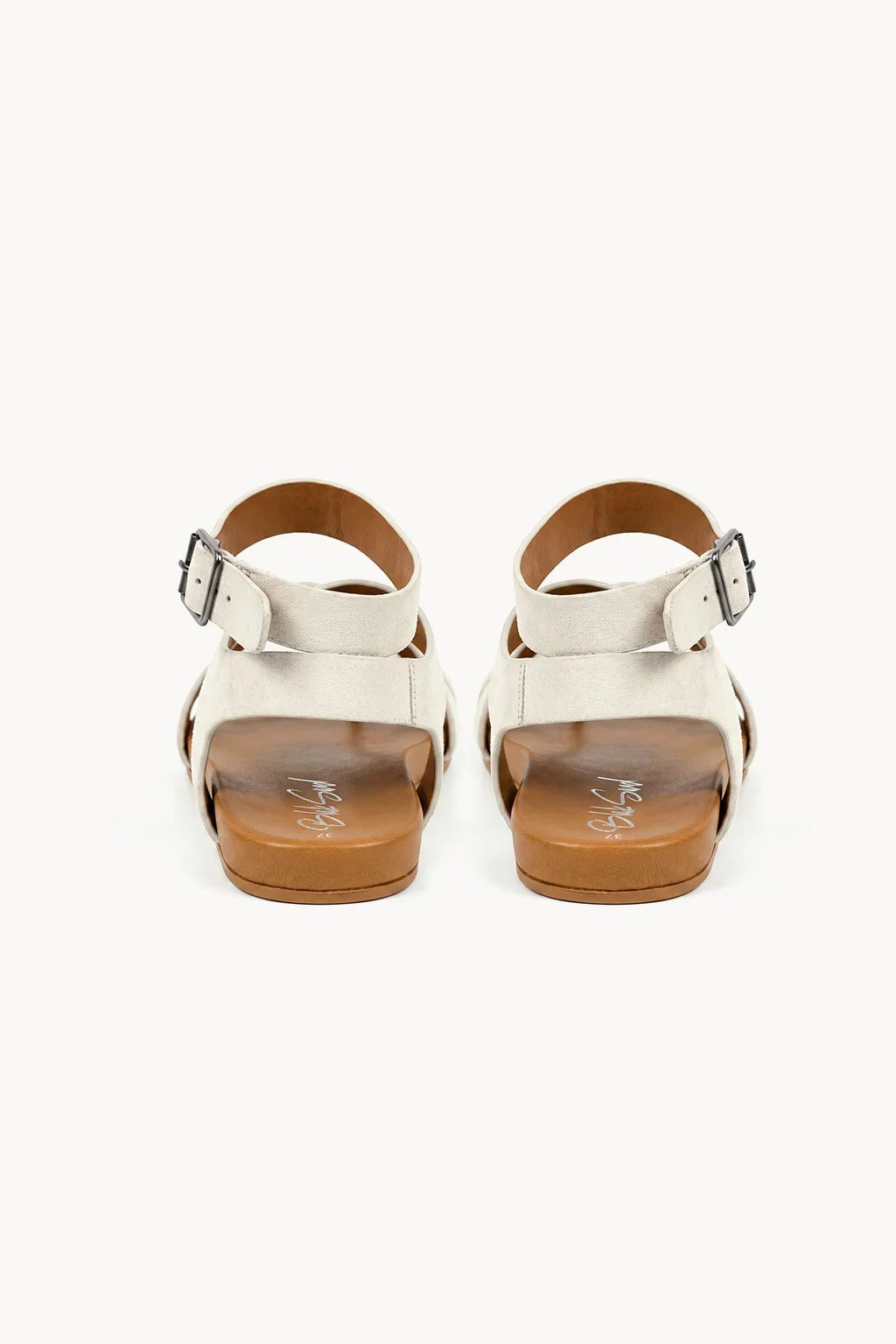 Siena back strap Sandalia, White — 05 back
