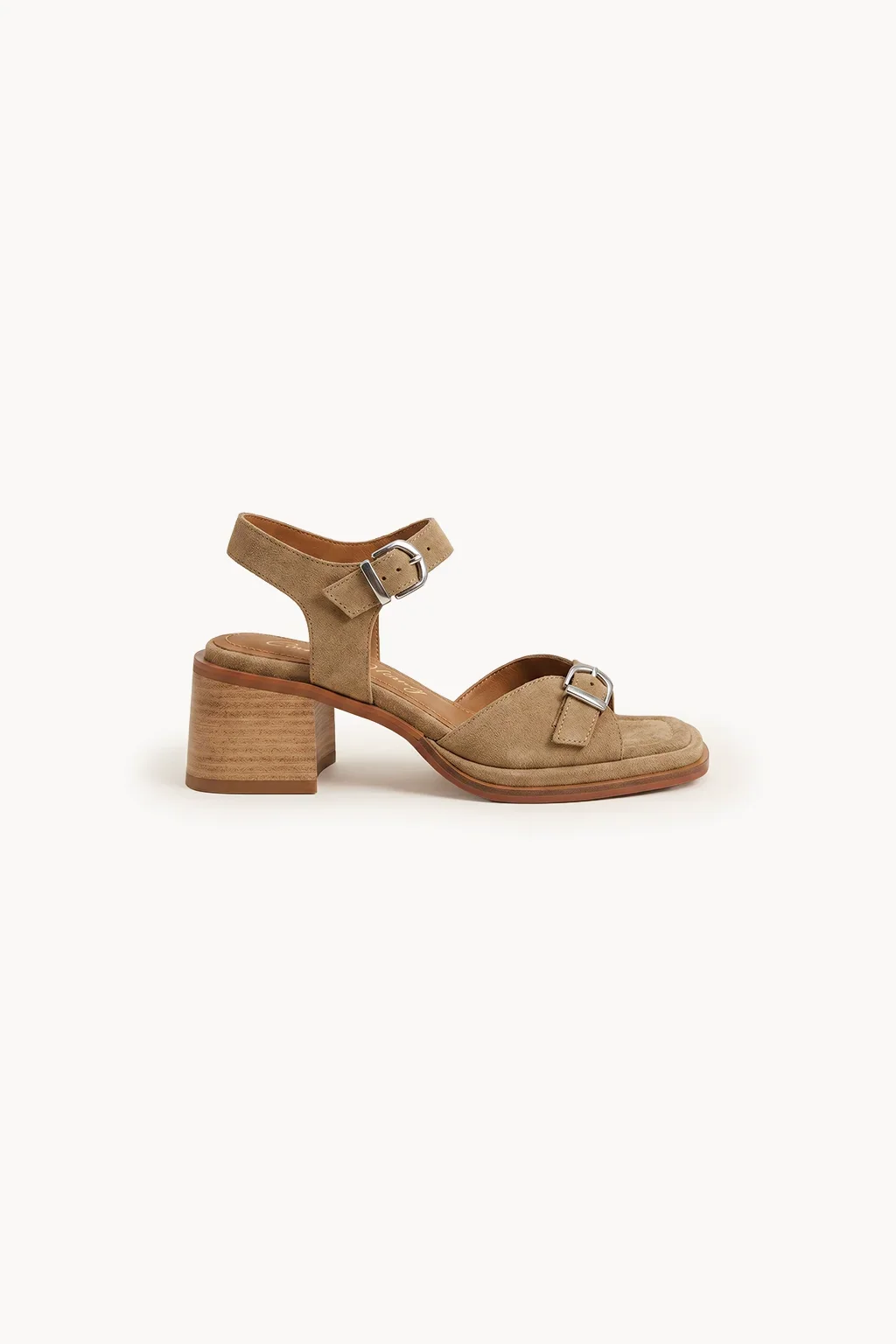 Luce Oro Sling Sandal, Beige — 03 side profile