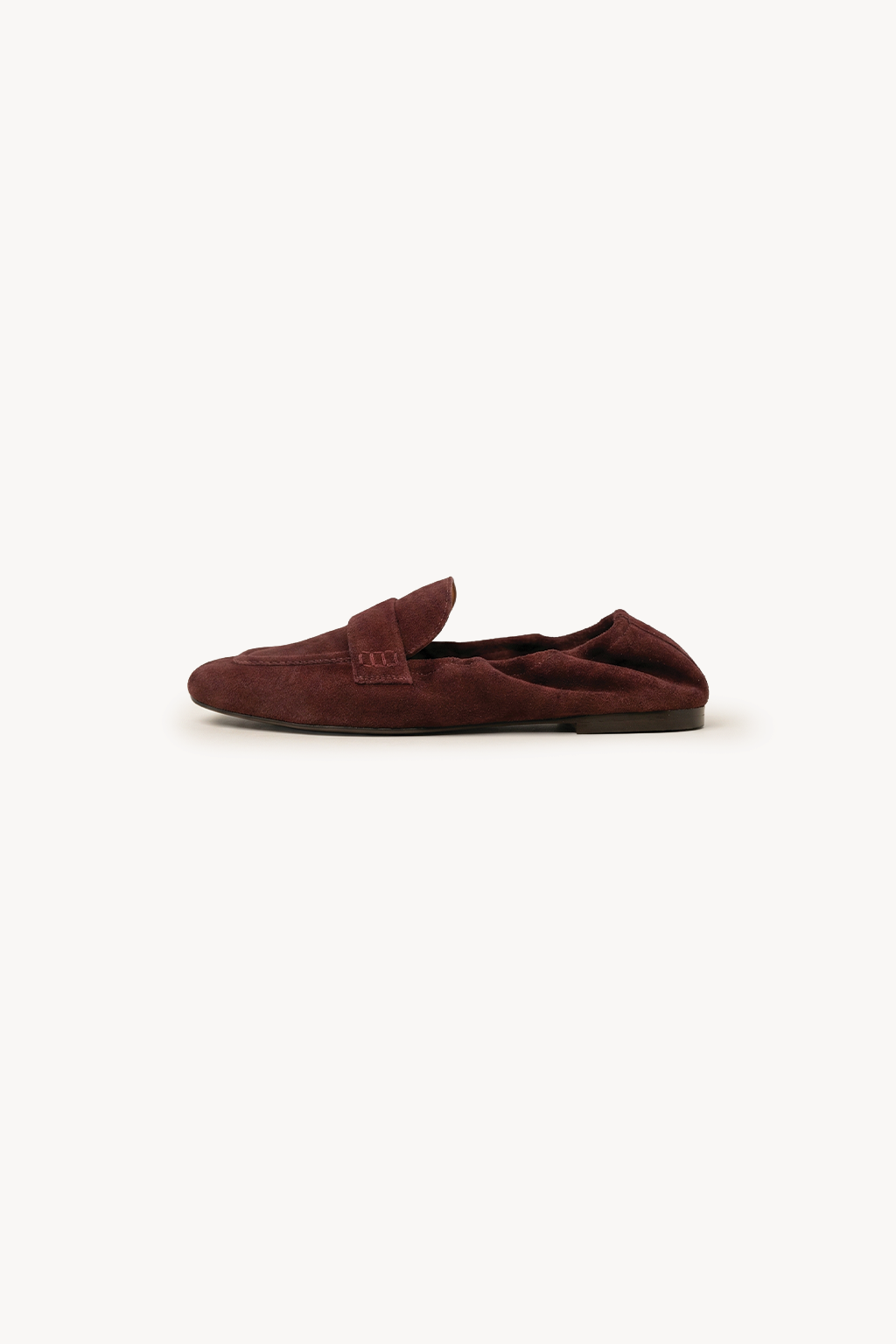 Calm Loafer, Burgundy — 01 side profile
