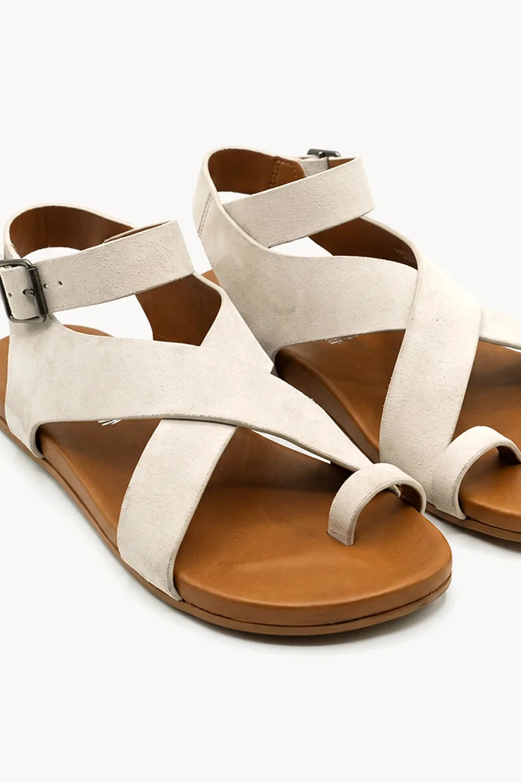 Siena back strap Sandalia, White — 02 close-up