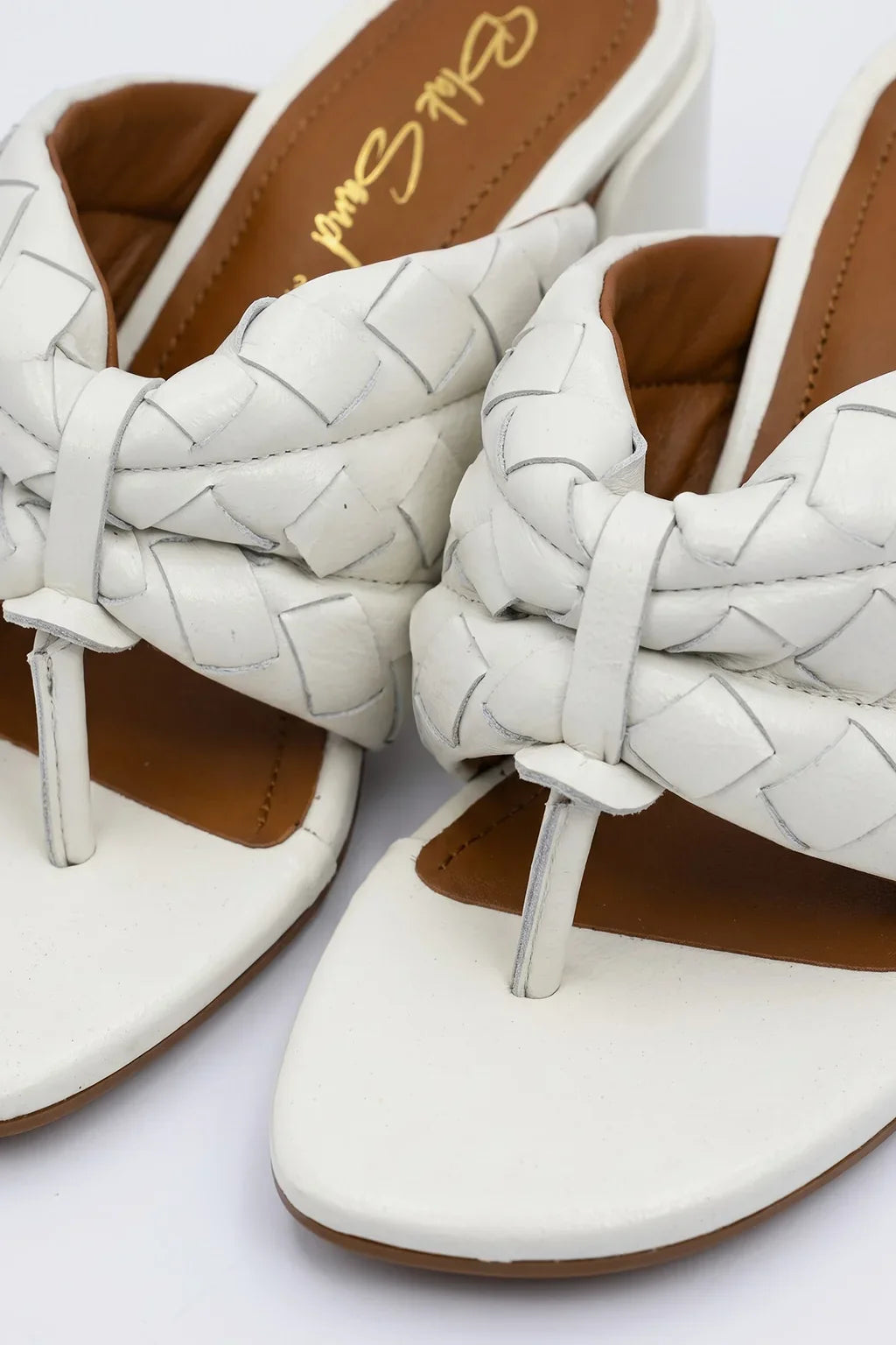 Senora Atelier Sandal, White — 02 close-up
