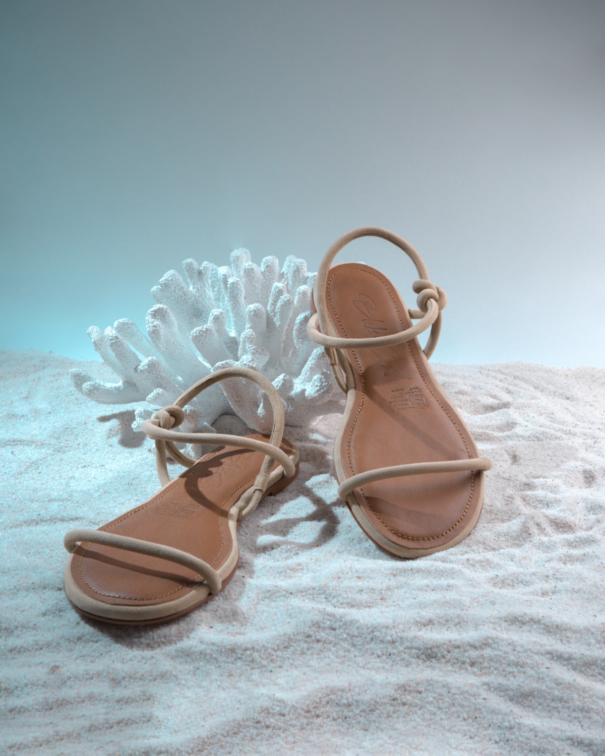 Orbit – Flat Strappy Comfort Sandals, Light Pink — 07 styled