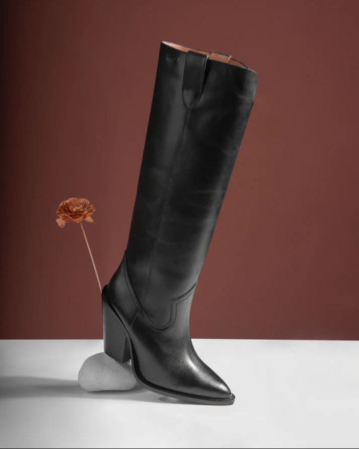 Azarelle – Tall Dress Boots, Black — 08 styled