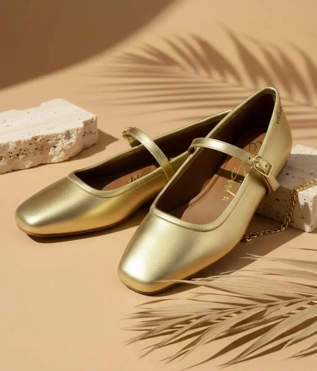 Elan Mary Jane, Gold — 07 styled