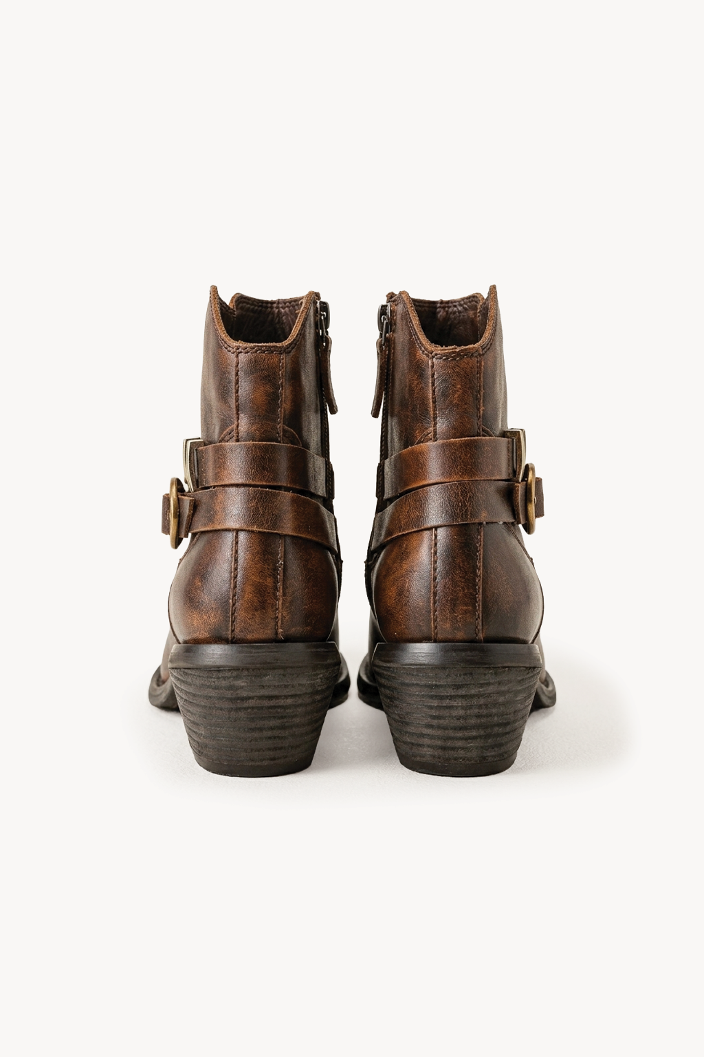 Firenze Pelle Luxe Ankle Boot, Brown — 05 back