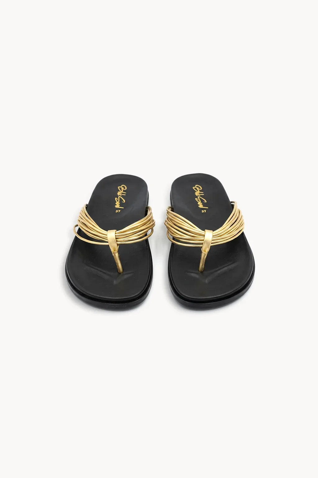 Solara Trenzada Sandal, Gold — 01 pair