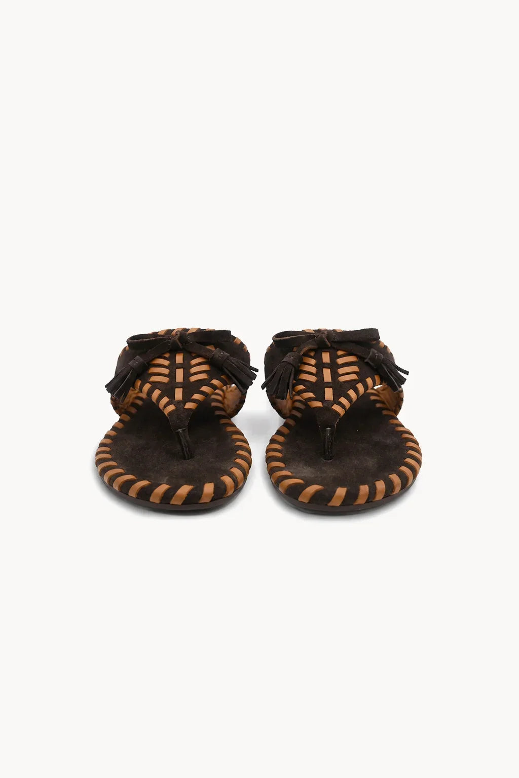 Marbella Trenzado Sandal, Brown — 01 pair